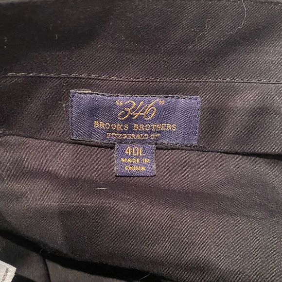 Brooks Brothers 346 Fitzgerald Fit Full 100% Wool Pinstriped Suit - Picture 11 of 12